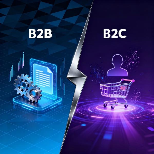 外贸B2B网站与B2C网站对比