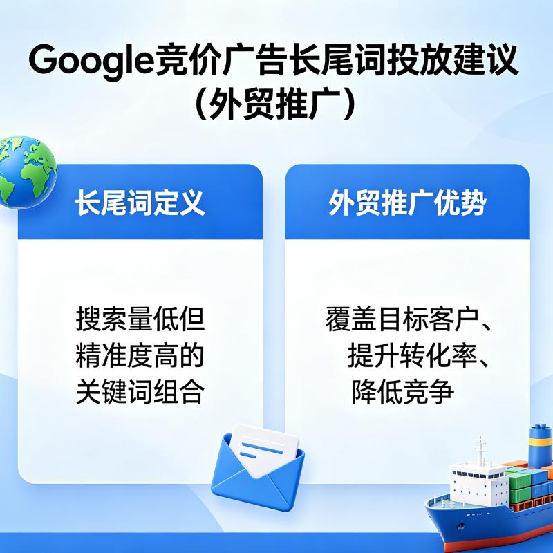 Google 竞价广告 Google 竞价投放长尾词 谷歌推广 谷歌推广长尾关键词
