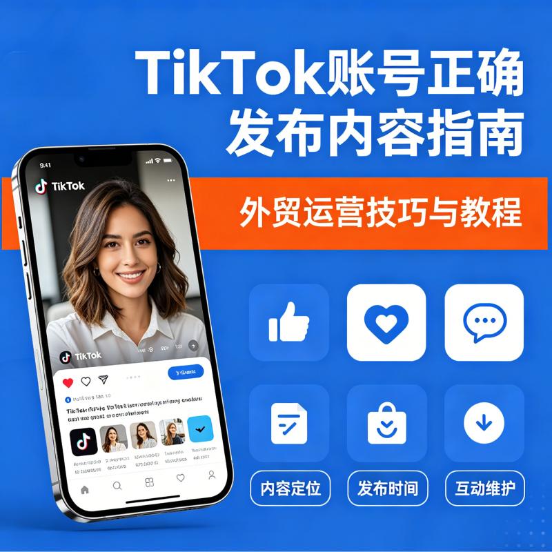 TikTok账号如何正确的发布内容？TikTok运营技巧和教程